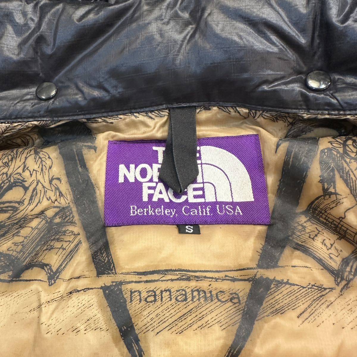 THE NORTH FACE PURPLE LABEL nanamica Down Jacket S ノースフェイス パープルレーベル ナナミカ ダウン ジャケット Black 黒 ND2685N