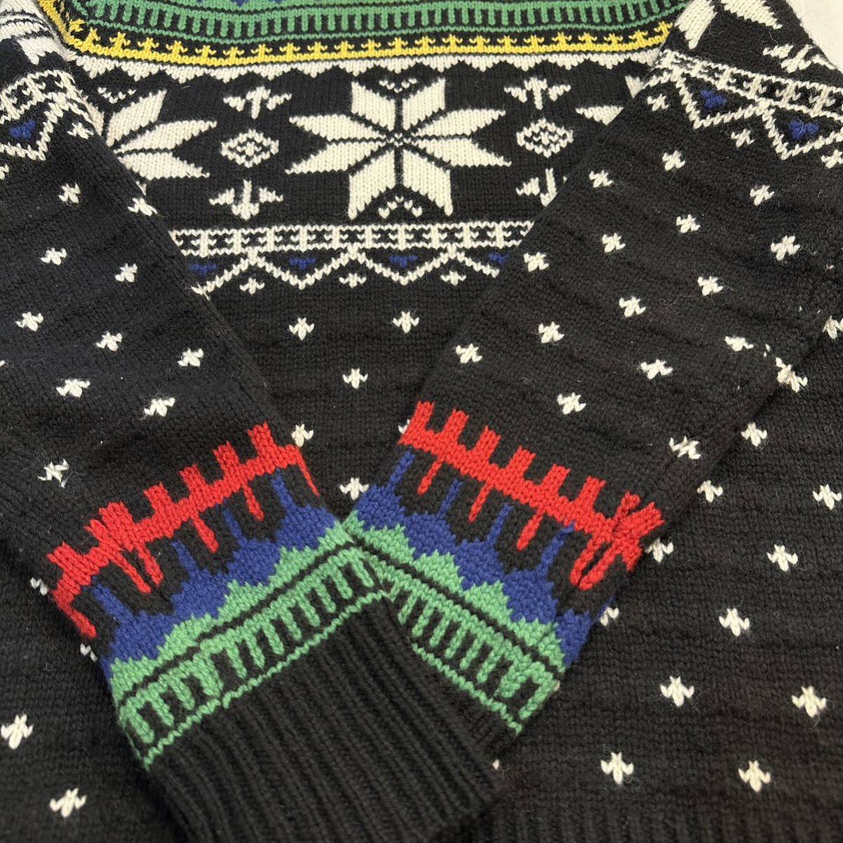 Polo Ralph Lauren NORDIC KNIT SWEATER ポロ ラルフローレン ノルディック 雪柄 タートルネック ニット セーター  ネイティブ フェアアイル