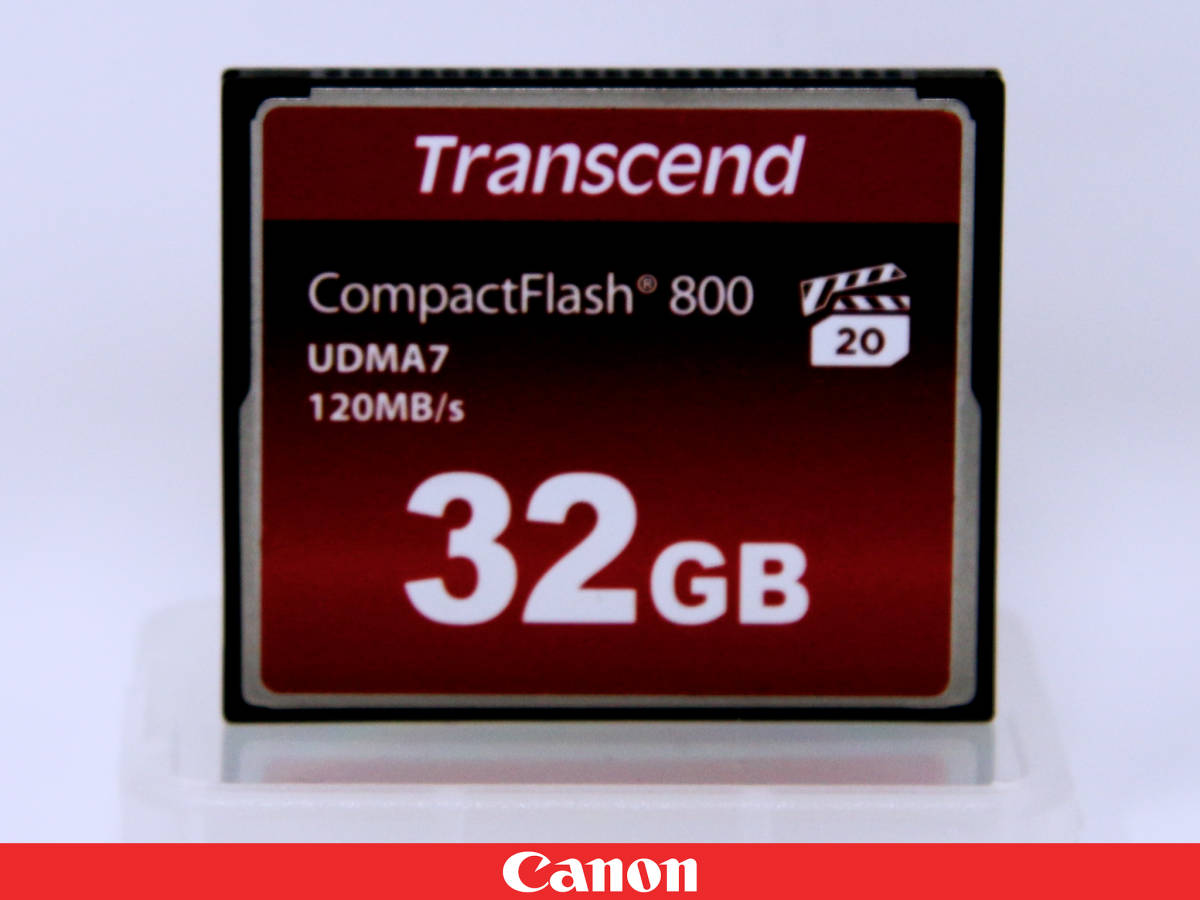 ◇美品◇CFカード コンパクトフラッシュ 【32GB】 Transcend CompactFlash 800 UDMA7 120MB/s◇ケース付属★トランセンド TS32GCF800_画像1