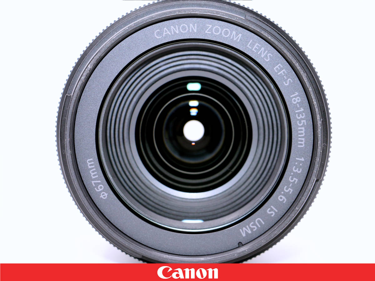 ◆美品◆Canon キャノン EF-S18-135mm F3.5-5.6 IS USM ◆フィルター ソフトケース付属◆ナノUSM搭載高倍率ズームレンズ◇EF-S18-135ISUSMの画像6