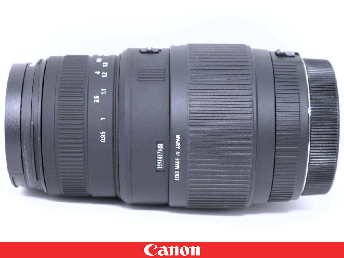 ◇極美品◇Canon キャノン用 SIGMA シグマ 70-300mm F4-5.6 DG MACRO◇フィルター フード付属★マクロ機構搭載望遠ズームレンズ◇◆_画像3