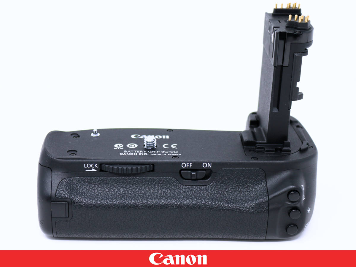 ◆◇美品◇Canon キャノン 純正バッテリーグリップ BG-E13◇本体のみ★対応機種EOS 6D☆使用時間２倍延長 縦横グリップ◇◆_画像1