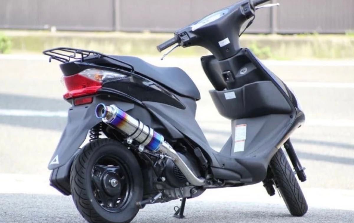 SALE 新品　即日発送　HMS スズキ 08アドレスV125 (CF46A) バイクマフラー SSB ステンレス ブルーカラー