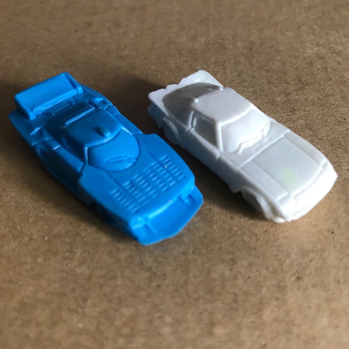  supercar eraser 10 piece ④ Lamborghini Lancia BMW Toyota Suzuki Mazda Showa Retro that time thing cheap sweets dagashi shop Gacha Gacha car erasing 