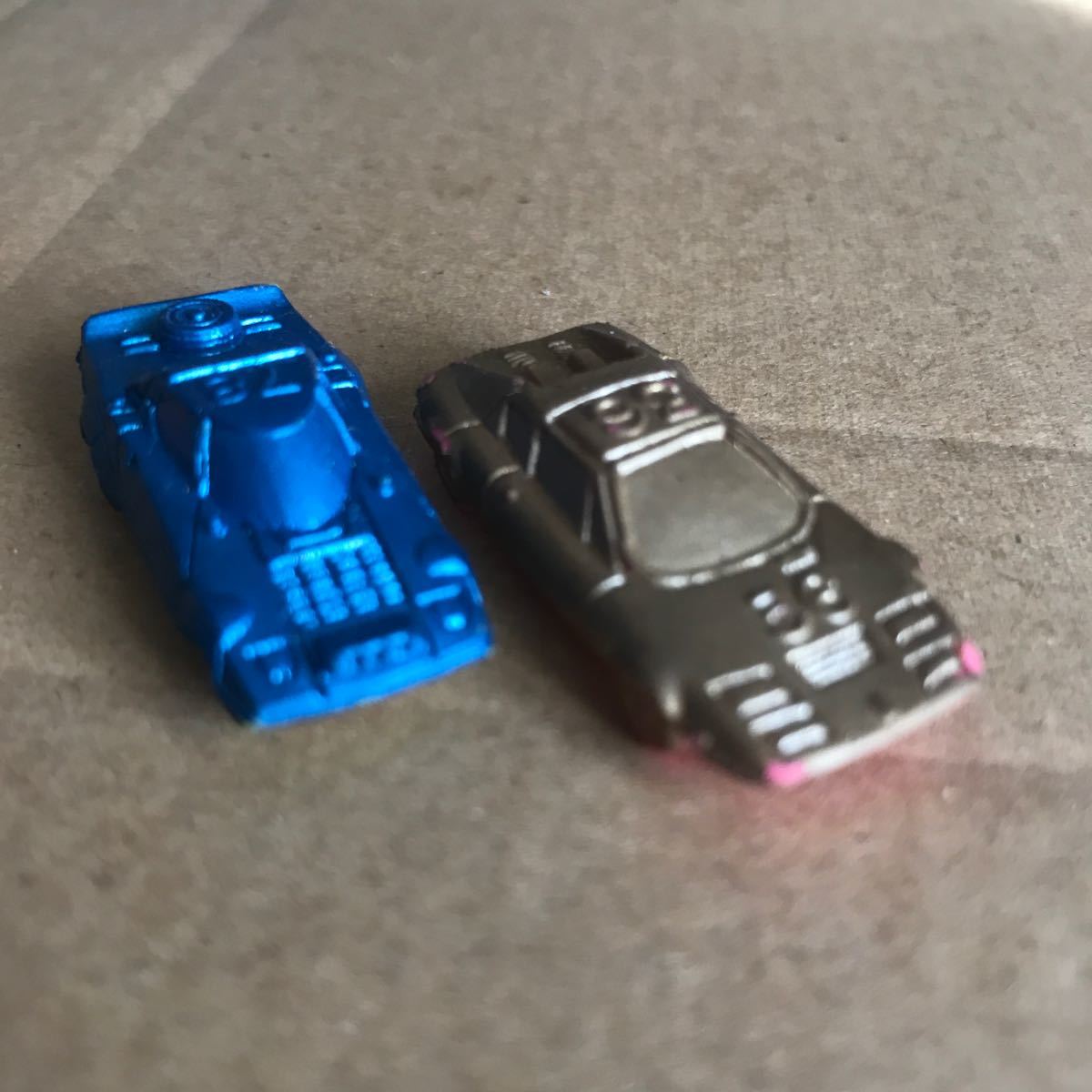  supercar eraser 10 piece ⑥ Lamborghini Lancia Porsche Nissan Ferrari Showa Retro that time thing cheap sweets dagashi shop Gacha Gacha car erasing 