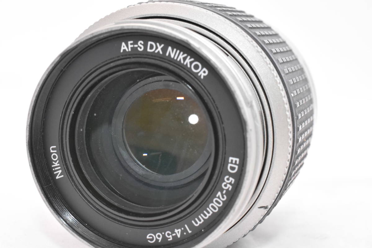 ニコン NIKON AF-S DX NIKKOR 55-200mm F4-5.6 G ED シルバー (t4437)_画像8