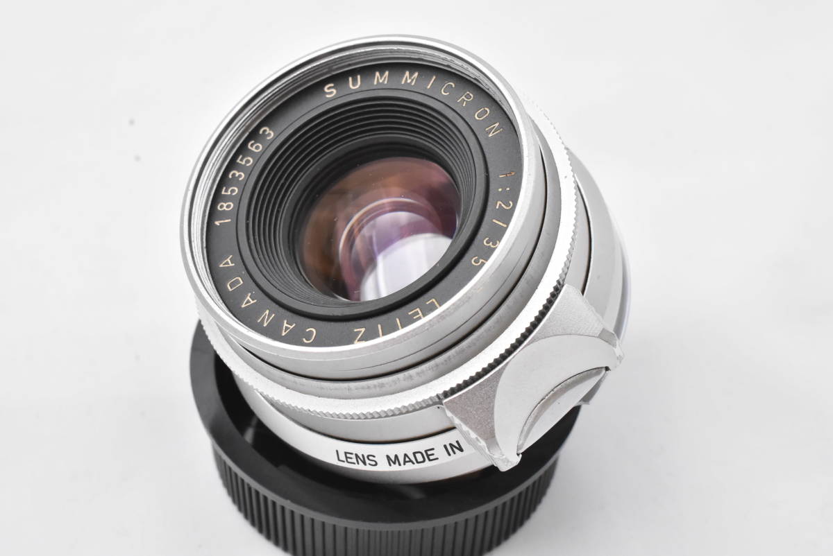 Leica ライカ Leitz Summicron ズミクロン 35mm F2 CANADA Mマウント ８枚玉 レンズ (t6313)_画像2