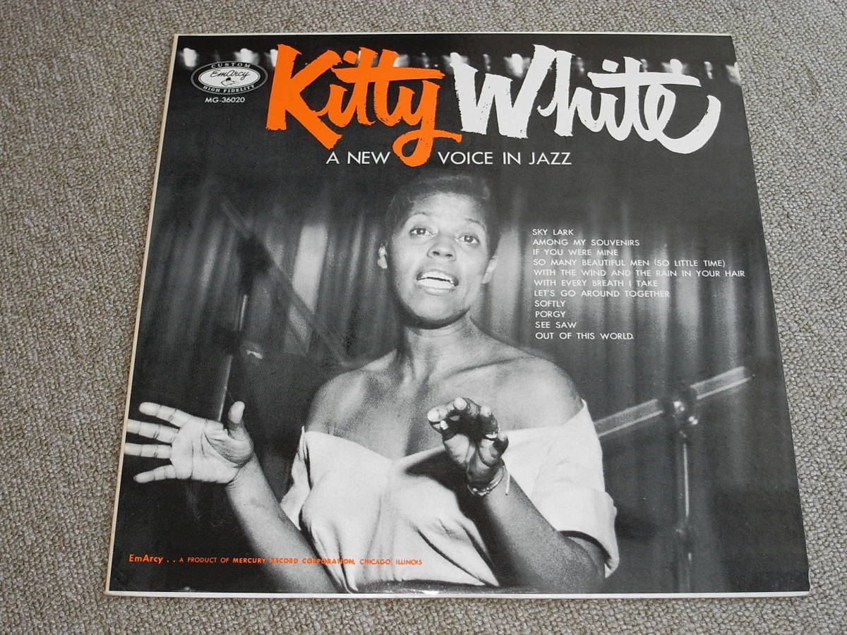 ジャズ・ボーカル597弾 KITTY WHITE / A NEW VOICE IN JAZZ_画像1