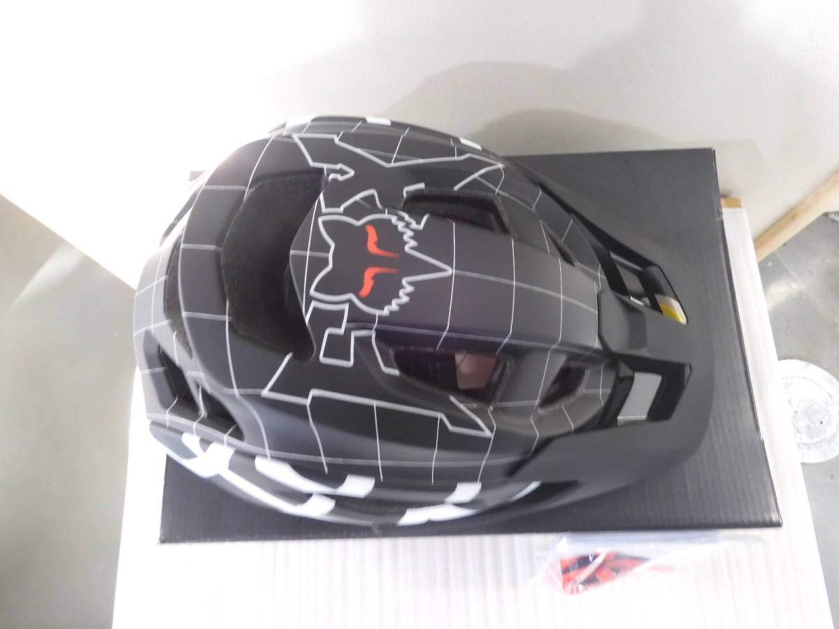 FOX ヘルメット スピードフレームPRO ヘルメット セルズブラック Sサイズ（51～55ｃｍ）マウンテンバイク MTBの画像7