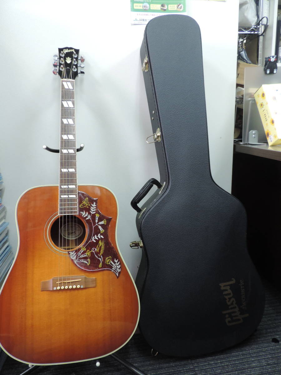 現状品　Gibson ギブソン HUMMINGBIRD ハミングバード　ハードケース付_画像1