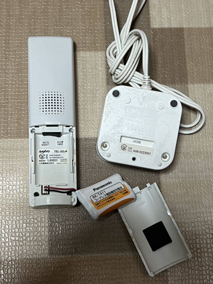 サンヨー　SANYO 電話機　子機 増設子機 TEL-SDJ4 ジャンク品_画像2