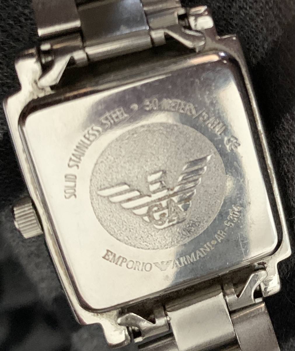 エンポリオアルマーニ EMPORIO ARMANI 腕時計 ウォッチ 直営店購入 外箱 ケース 匿名発送_画像9
