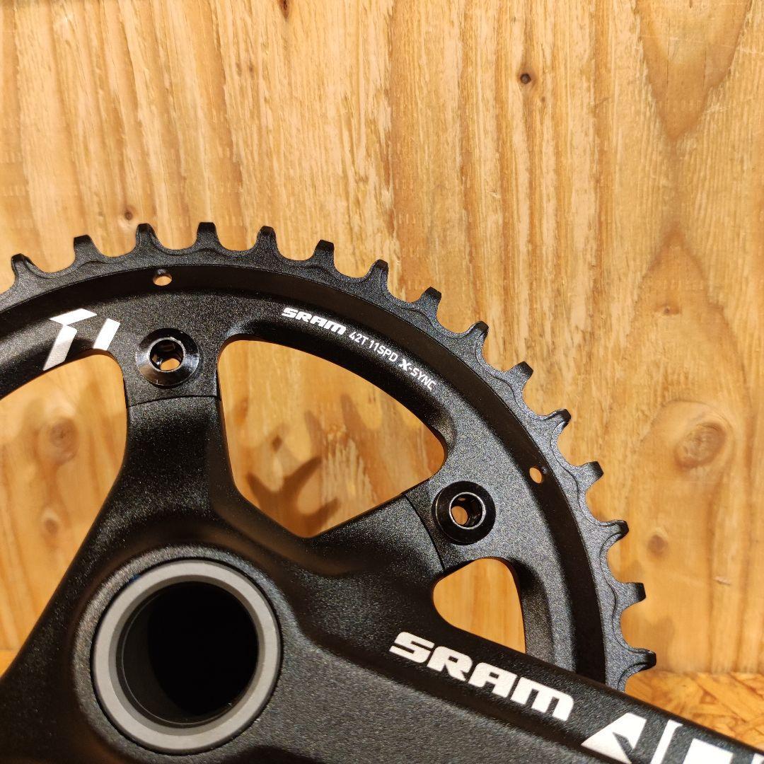 グラベルバイクに◎ SRAM APEX 1×11s クランク・シフターセット。SURLYやALL CITYクロモリグラベルにもおすすめ！！_画像2