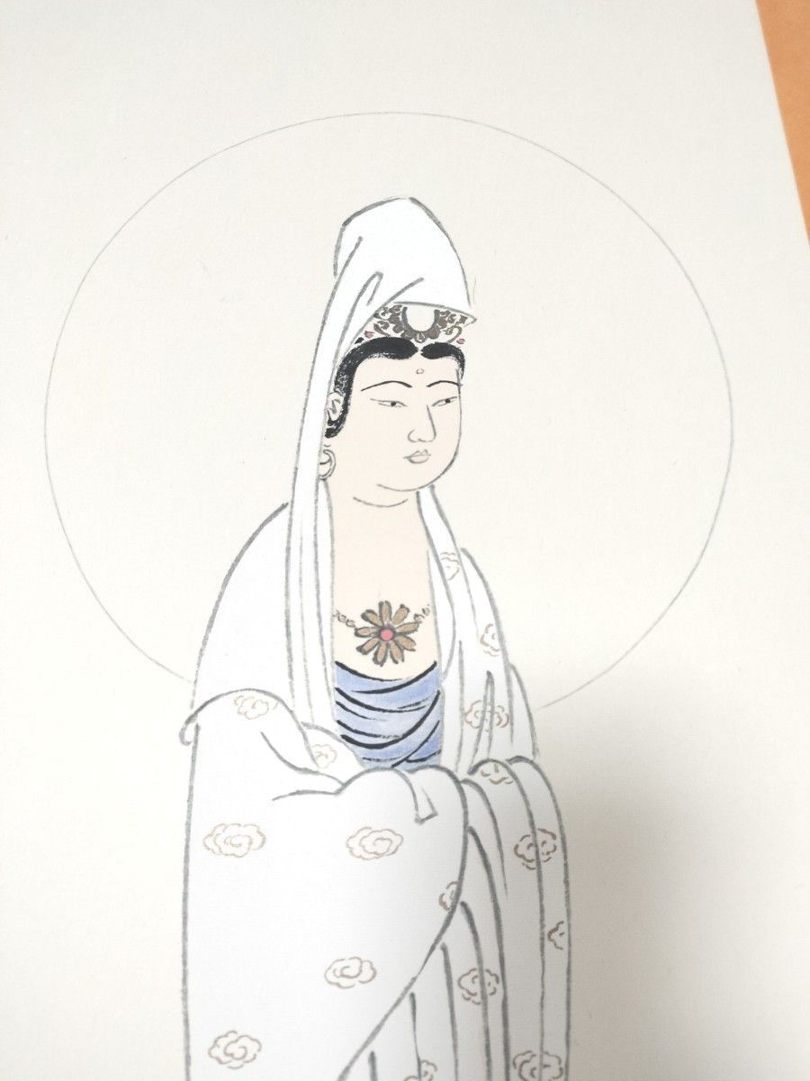 セール 世界救世教 岡田茂吉 描画 一葉観音 紅梅 鶴 様額 日本画 セール 世界救世教 岡田茂吉 描画 一葉観音 紅梅 鶴 様額 日本画