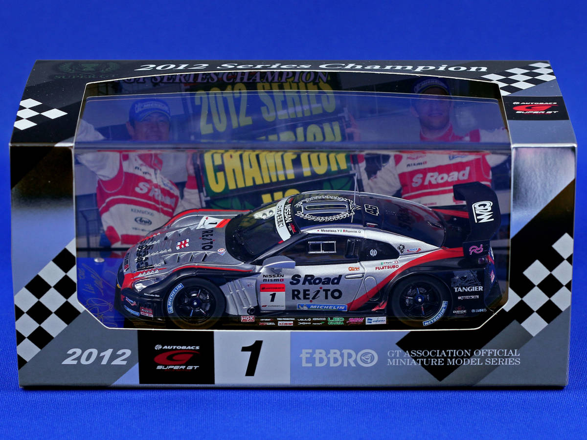 パーティを彩るご馳走や Road S 2012 1/43 EBBRO REITO エブロ Champion #1 GT-R MOLA レーシングカー