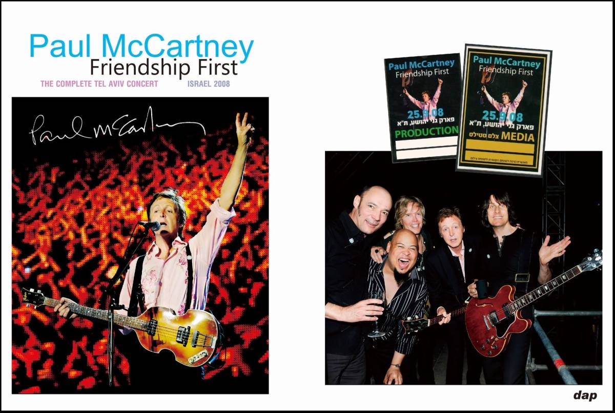 PAUL McCARTNEY / FRIENDSHIP FIRST : THE COMPLETE TEL AVIV CONCERT - ISRAEL 2008 (2CD&2DVD 輸入盤 新品)_画像3