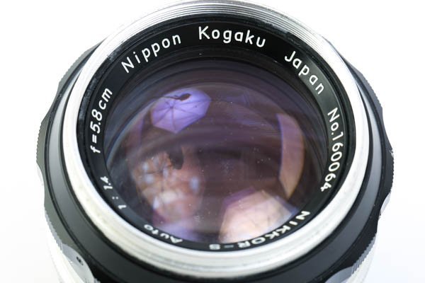 Nikon ニコン F 一眼レフ フィルムカメラ NIKKOR-S Auto F1.4 58mm ニコンメーターⅡ型付 ボディ レンズセット #35731_画像6