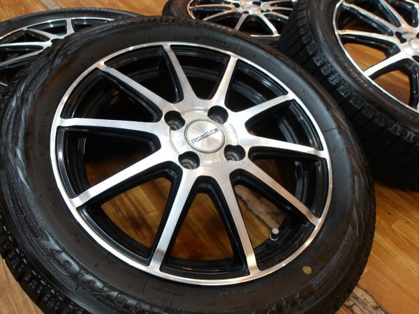 O 送料無料 即納 15インチ 4H100 4.5J+45 ブリヂストン ブリザック 165/60R15 ハスラー ソリオ デリカD2 キャスト アクティバ デリカミニ_画像6