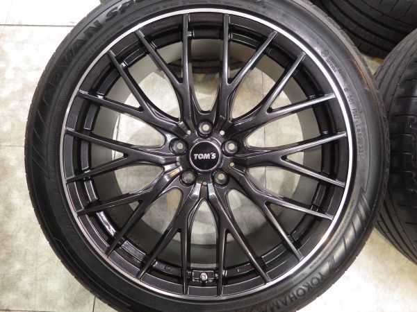 M 送料無料 即納 TOM'S TH05 20 5H114.3 8.5J+42 2022年製 ヨコハマ アドバンスポーツ 245/45R20 トムス ハリアー RAV4 レクサス NXの画像3