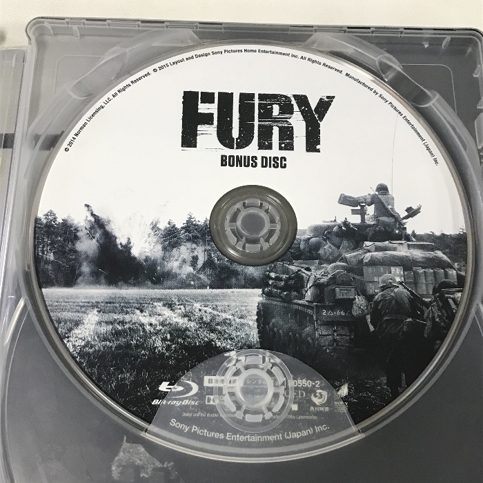 FURY フューリー プレミアム・エディション スチールブック仕様 ソニー・ピクチャーズエンタテインメント ブラッド・ピット 2枚組 Blu-ray_画像5