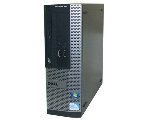Windows7 Pro 32bit DELL OPTIPLEX 390 SFF Pentium-G630 2.7GHz メモリ 2GB HDD 320GB(SATA) DVD-ROM 本体のみ_画像1