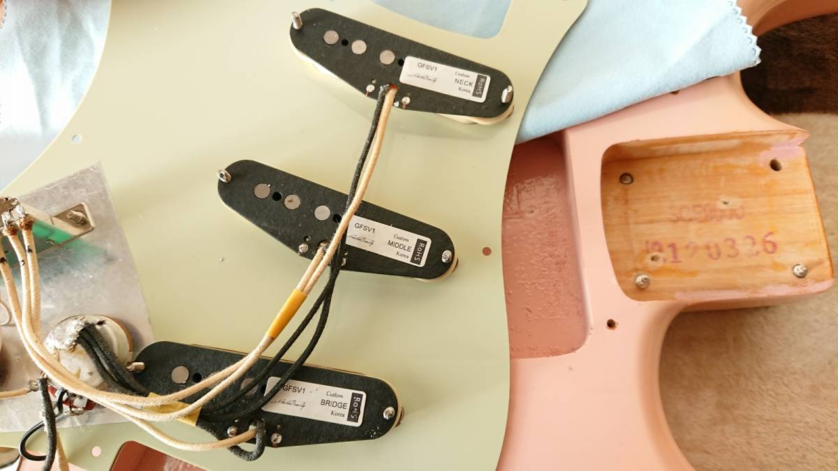 【MOD】Squier Affinity 2012 シェルピンク_画像8