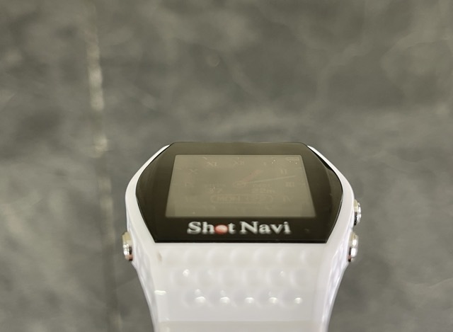ShotNavi INFINITY ショットナビ インフィニティ ゴルフウォッチ ゴルフナビ 腕時計タイプ GPS ホワイト【中古】美品/71095の画像9