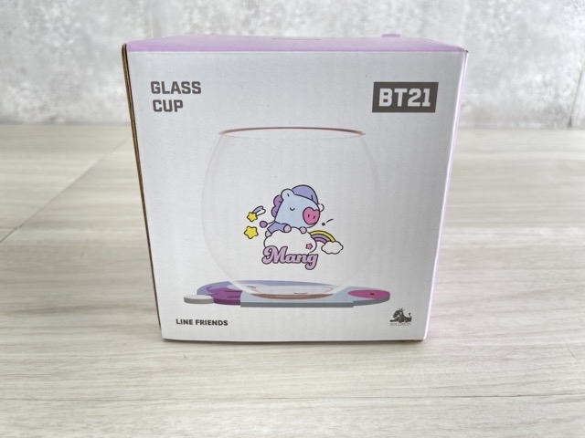 BT21 グラスカップ&コースターセット Mang 新品 ソロモン商事 CKS-BT21-A-MG BTS 防弾少年団 × LINE FRIENDS コラボ グッズ / 31211在★24_画像8