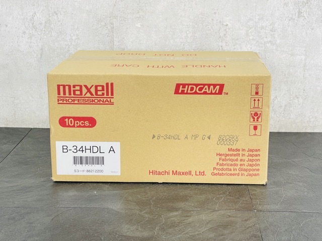 HDCAM 10点セット 【新品】 maxell マクセル B-34HDL A 撮影用ビデオテープ / 63412在★13_画像2