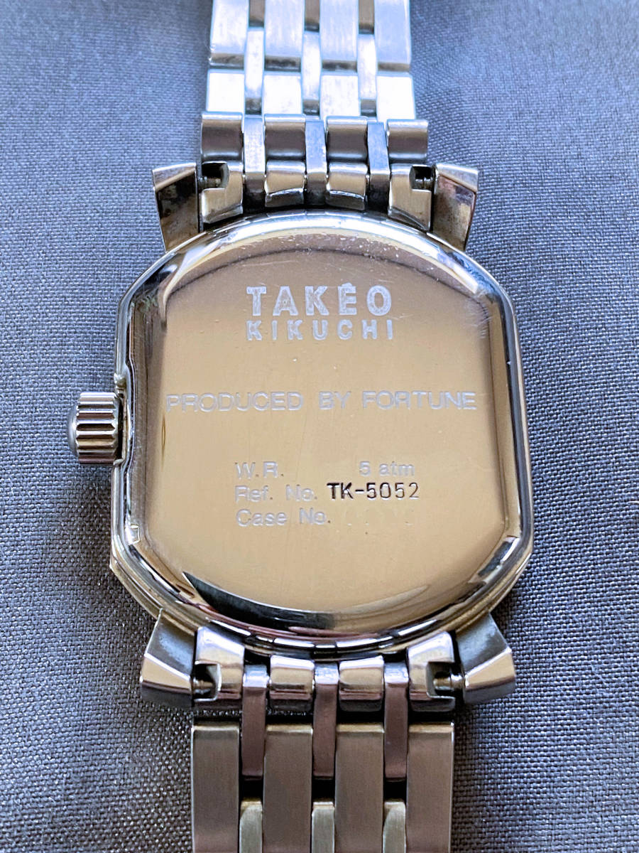 TAKEO KIKUCHI タケオキクチ 腕時計 TK-5052 自動巻 稼動中_画像7