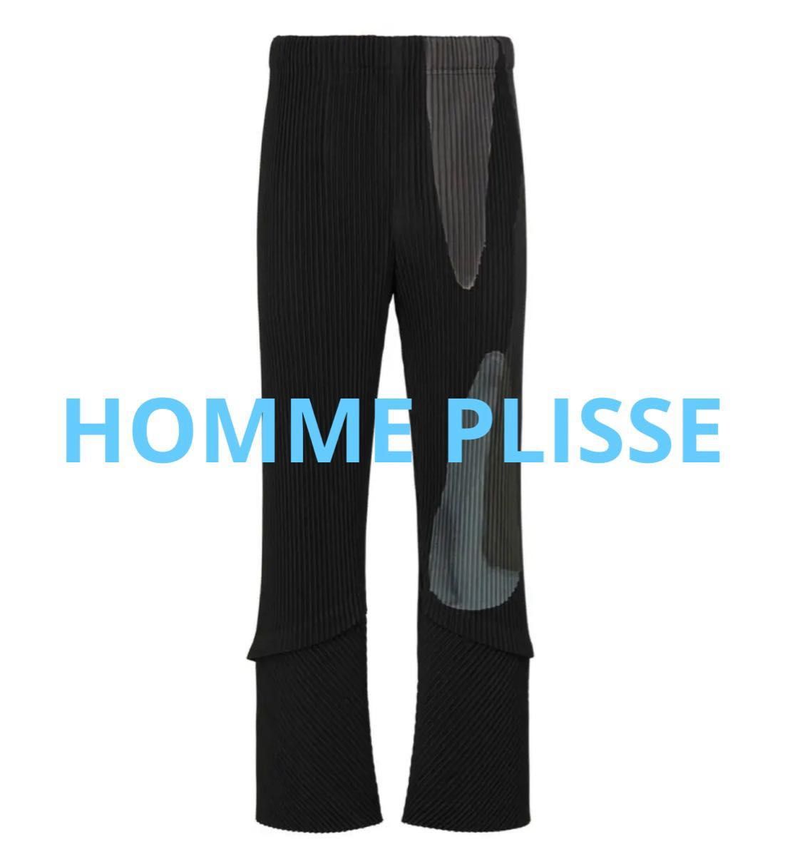 新品 24ss homme plisse アートペイント柄 プリーツパンツ 新品 24ss homme plisse アートペイント柄 プリーツパンツ
