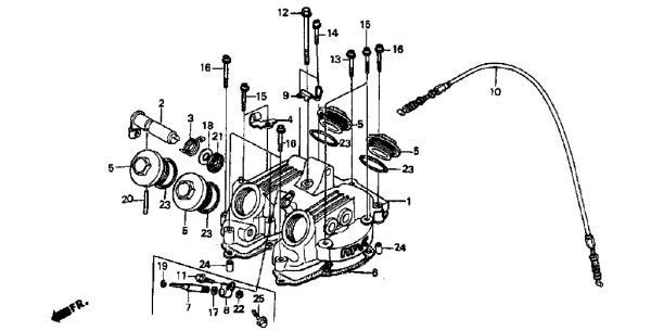 MD16 純正 キャブ ガスケット 送料250円～ XLR250R キャブレター パッキン MD20 XLR BAJA バハ Oリング オーリング MD22 XLR PD79 .kr6_MD16　E-1