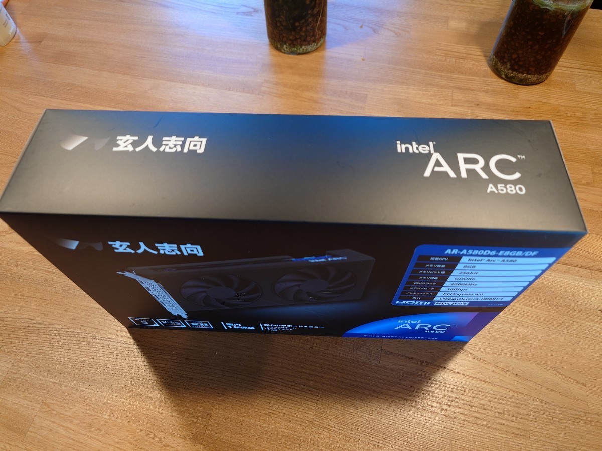 玄人志向AR-A580D6-E8GB/DF Intel Arc 580 搭載グラフィック 玄人志向AR-A580D6-E8GB/DF Intel Arc 580 搭載グラフィック
