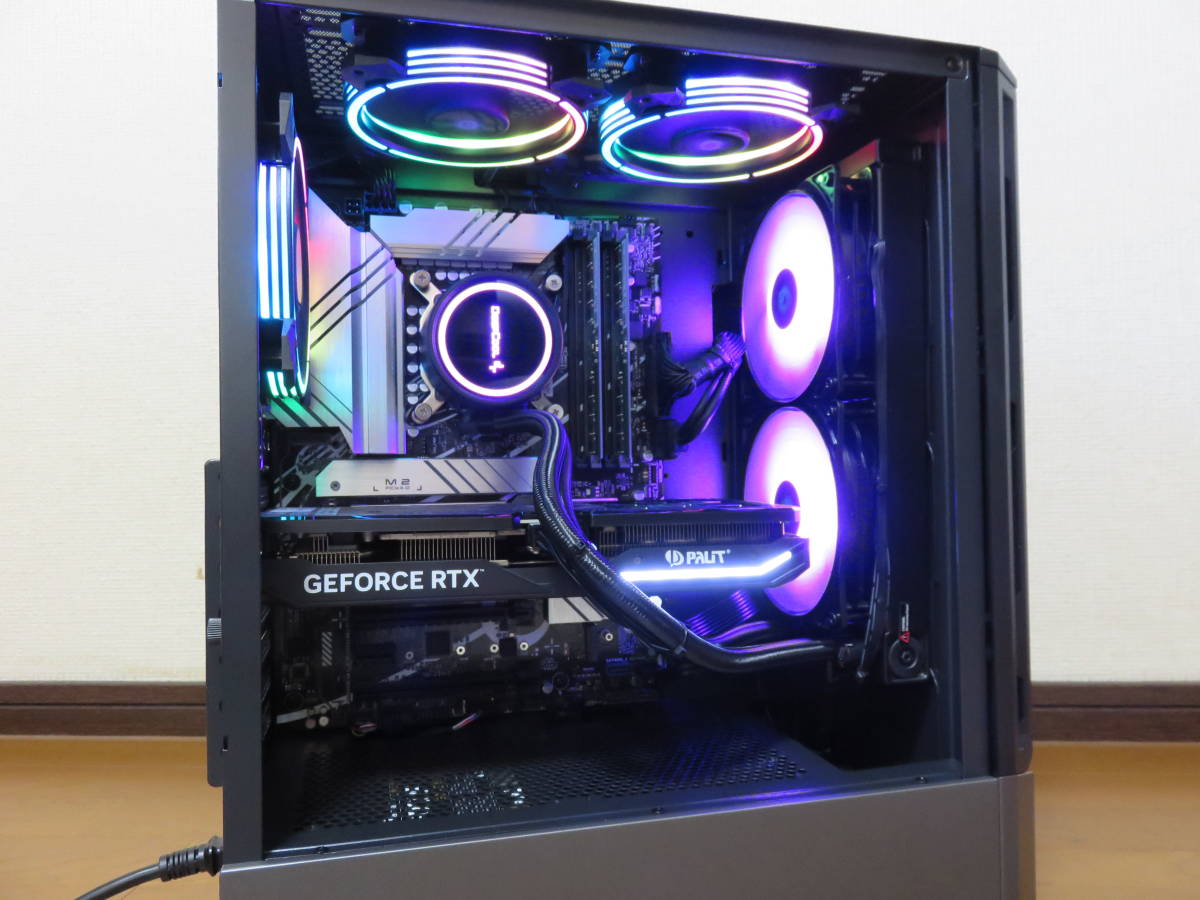 ゲームをするならこれ！！　　RTX4070搭載！　　i7 13700KF / 32GB / RTX 4070 / NVMe 1TB / HDD 2TB / Win 11_画像4