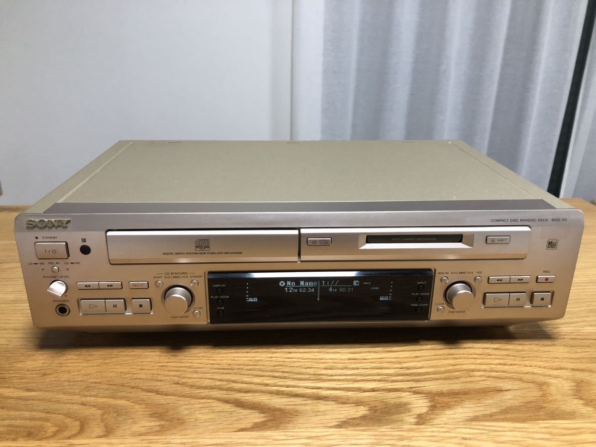 SONY◆ソニー CD/MDプレーヤー MXD-D2◆レコーダー 録音 再生_画像1