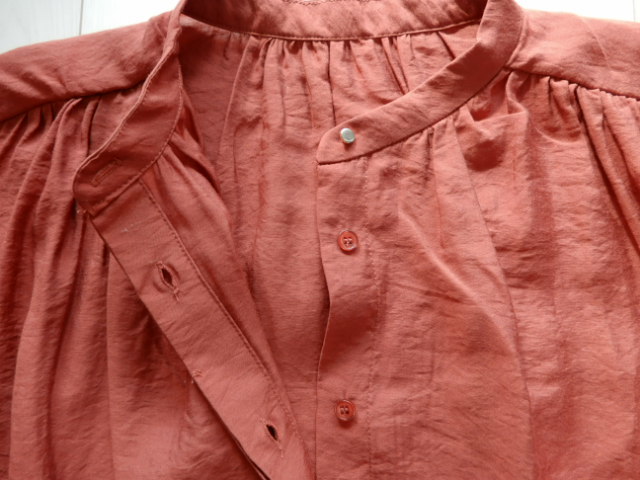 UNFILO * новый товар [ водоотталкивающий ] Vintage Like блуза French рукав обычная цена 5990 иен Onward . гора *size M