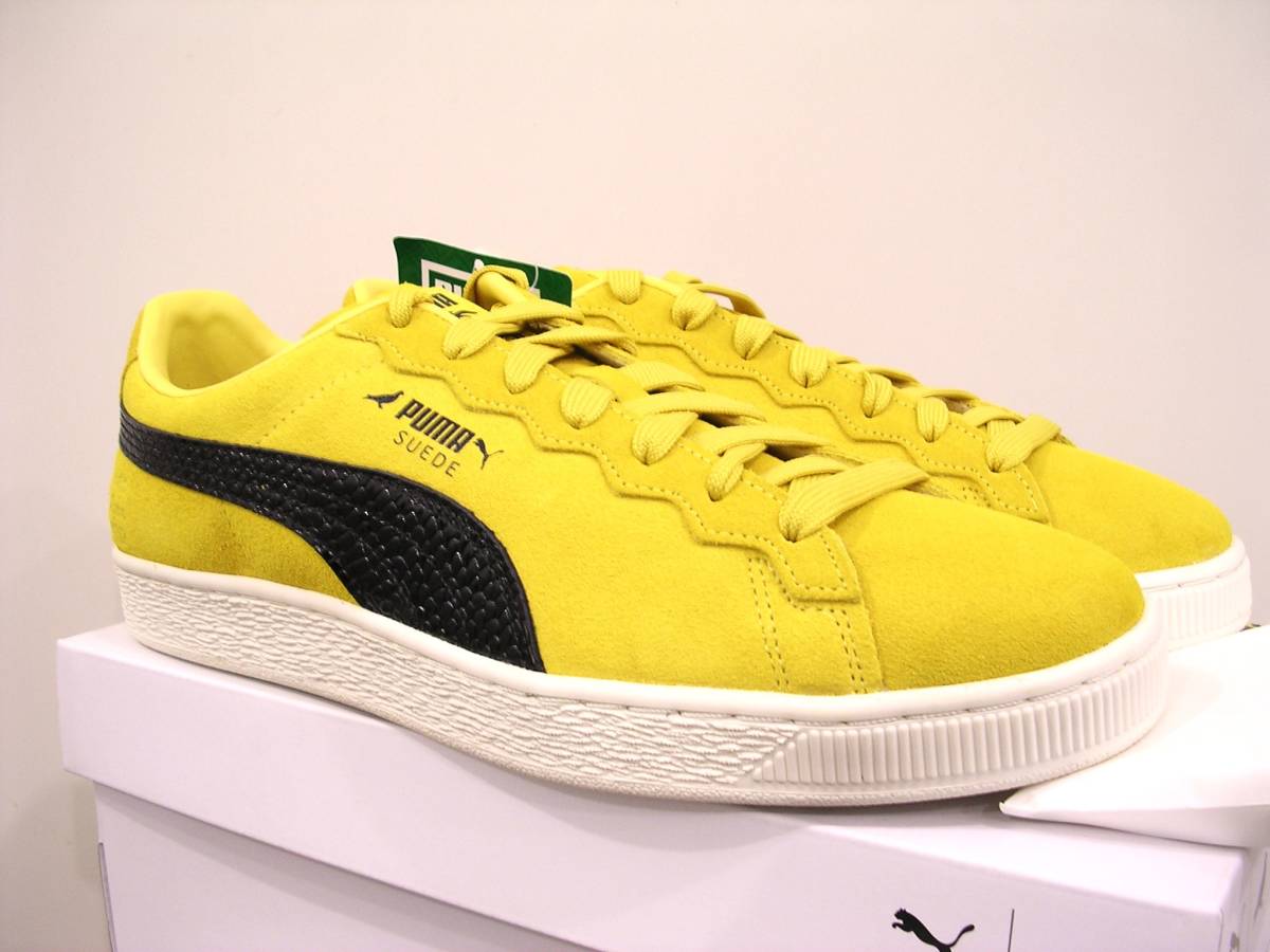 新品 PUMA SUEDE STAPLE 黄黒 27cm US9 定価14300円 限定モデル プーマ スエード ステイプル #391567-01 キングギドラ クライド CLYDE_画像3