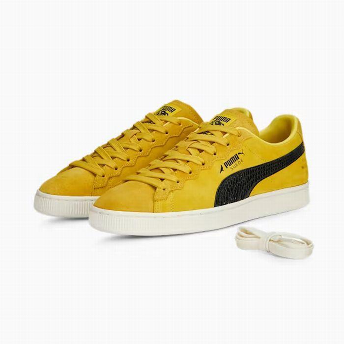 新品 PUMA SUEDE STAPLE 黄黒 27cm US9 定価14300円 限定モデル プーマ スエード ステイプル #391567-01 キングギドラ クライド CLYDE_画像8