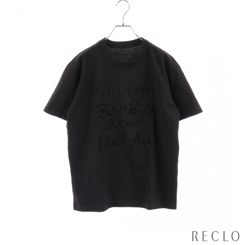 サカイ Sacai Sacai × MADSAKI Tシャツ フロントフロッキー ブラック 22-0409S メンズ 中古