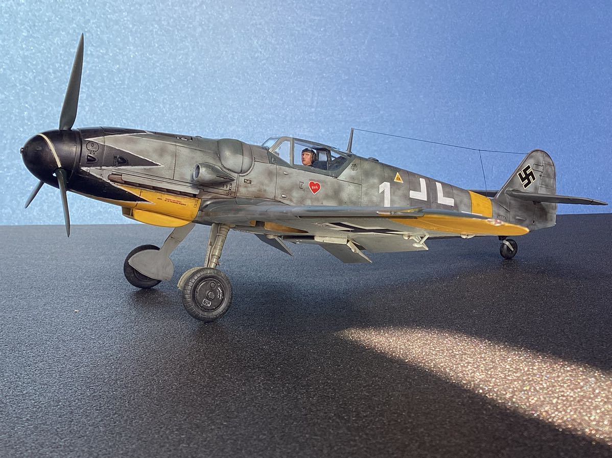 1/32ハセガワBf109G14ハルトマン機完成品_画像9