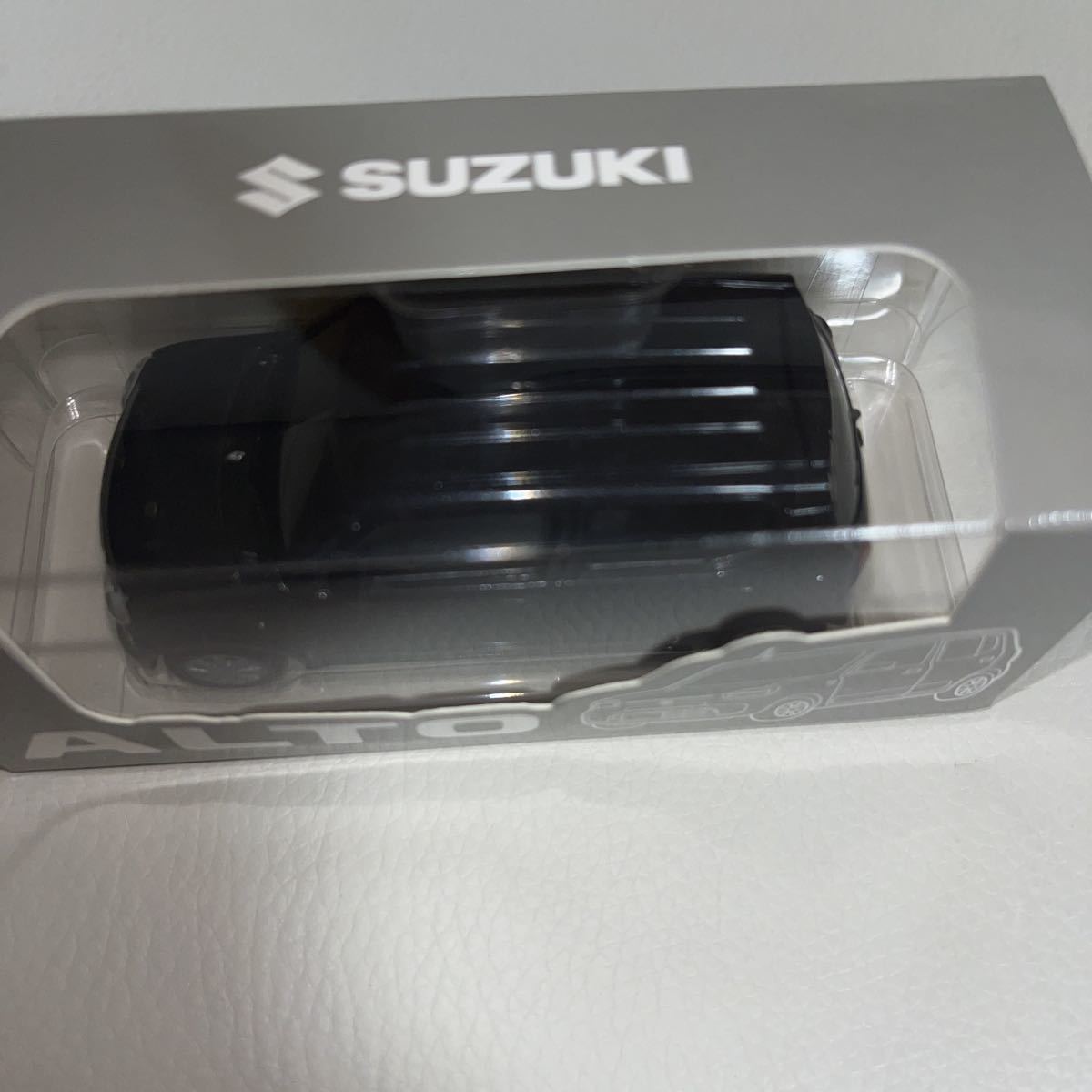 スズキ　新型アルト　SUZUKI ALTO　ブルーイッシュブラックパール3　黒　プルバックカー　非売品　カラーサンプル　ミニカー_画像5