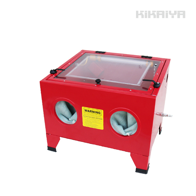 サンドブラスト 卓上式 90L LEDライト付き サンドブラストキャビネット サンドブラスター 卓上タイプ（個人様は別途送料）