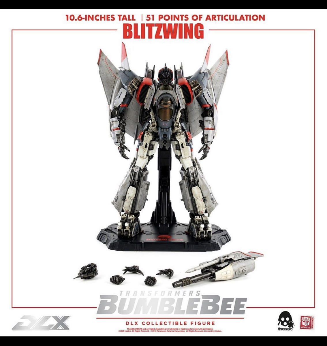 スリーゼロthreezero DLX トランスフォーマー ブリッツウイング Blitzwing blitzwing 可動フィギュアtransformers bumblebee_画像1