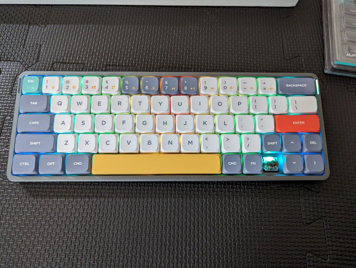 Nuphy air 60 メカニカルキーボード 茶軸 RGB Bluetooth| Nuphy air 60 メカニカルキーボード 茶軸 RGB Bluetooth|