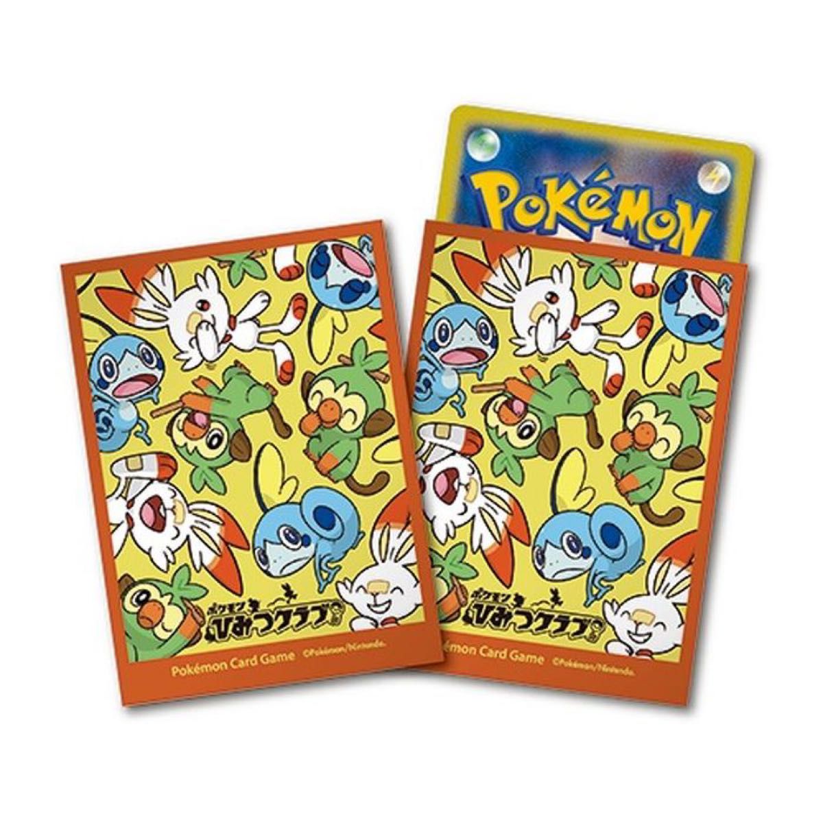 ポケモン デッキシールド スリーブ 未開封 新品未開封】ポケモンひみつクラブ ポケモンカードゲーム デッキ