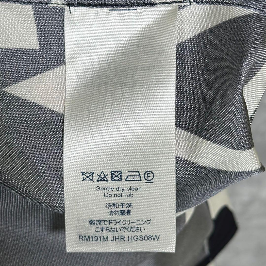 [LOUIS VUITTON] Louis Vuitton (XXL) total pattern silk shirt 