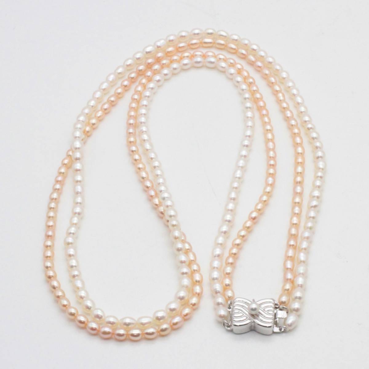 美品】TASAKI タサキ 淡水パール 2連 ロング ネックレス|Yahoo 美品】TASAKI タサキ 淡水パール 2連 ロング ネックレス|Yahoo