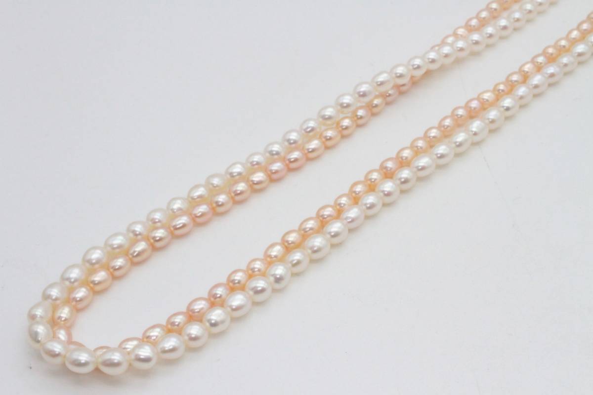 美品】TASAKI タサキ 淡水パール 2連 ロング ネックレス|Yahoo 美品】TASAKI タサキ 淡水パール 2連 ロング ネックレス|Yahoo