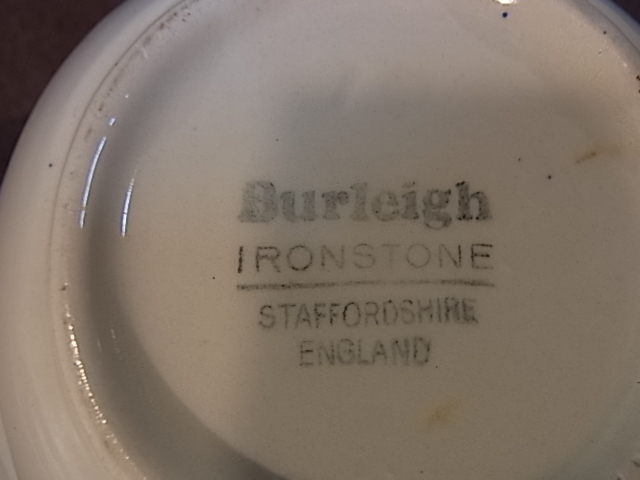 Burleigh バーレイ 紅茶壺 陶器 ティーキャニスター イギリス製 ヴィンテージ ハンティング柄(キツネ狩り・乗馬) 中古の画像5