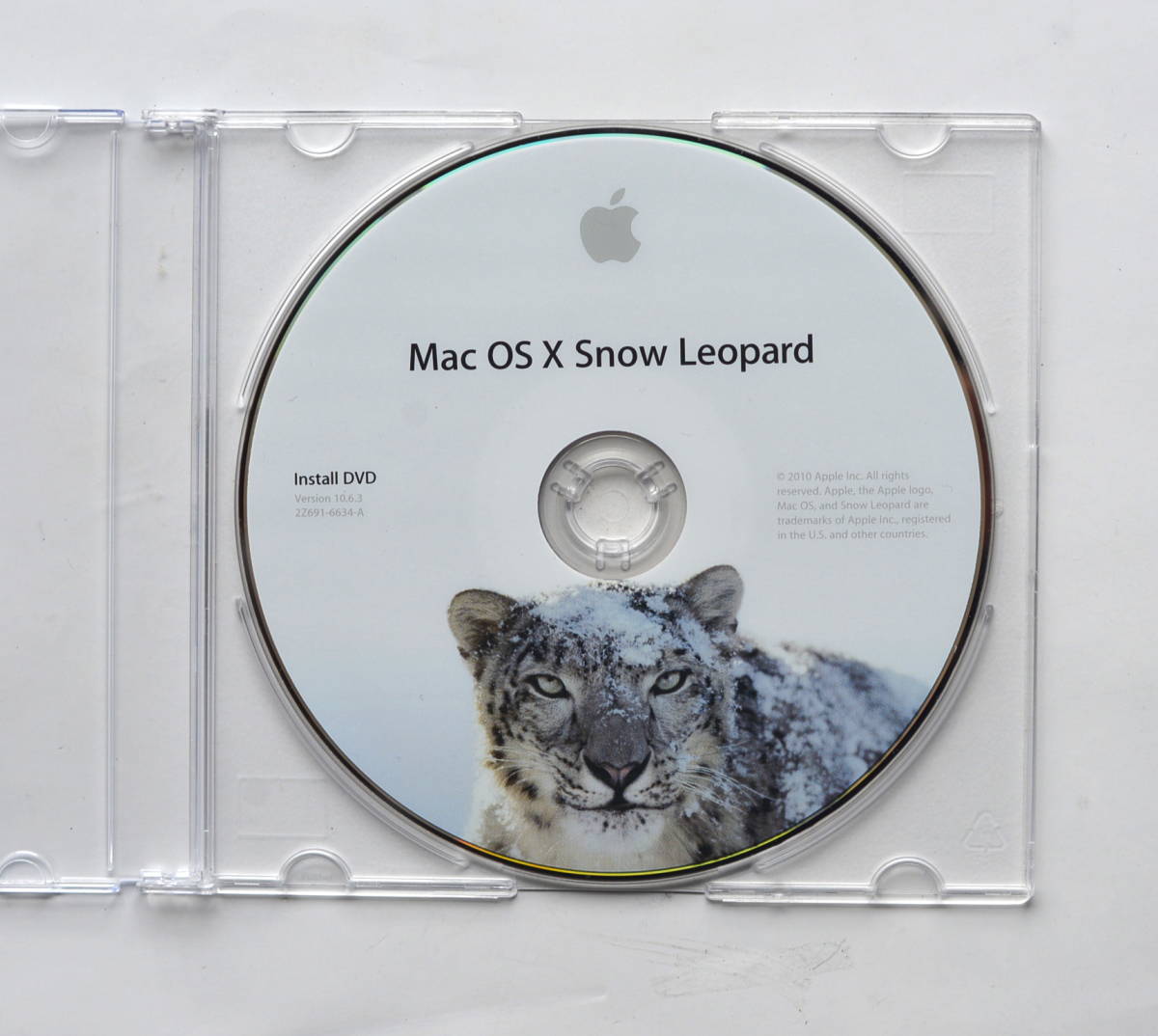 Mac OS X 10.6.3 Snow Leopard　正規販売 フルインストール DVD only + 10.6.8 アップデーター_画像1